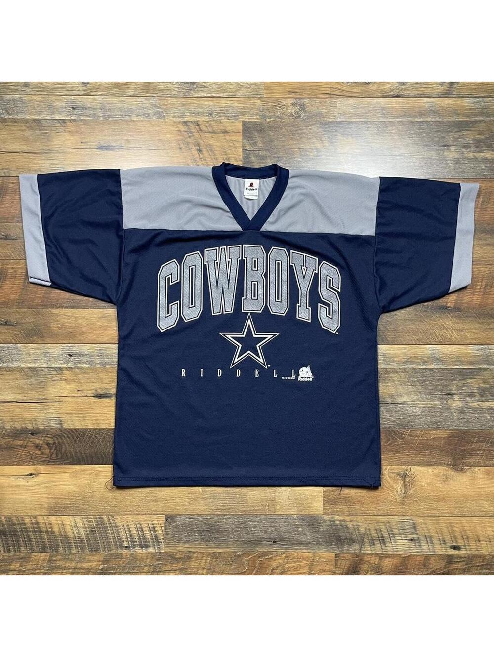 Vintage 1996 Dallas Cowboys Pullover Riddell Jersey Mens Large Made In USA